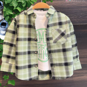 Boys T shirt and shirt combo
