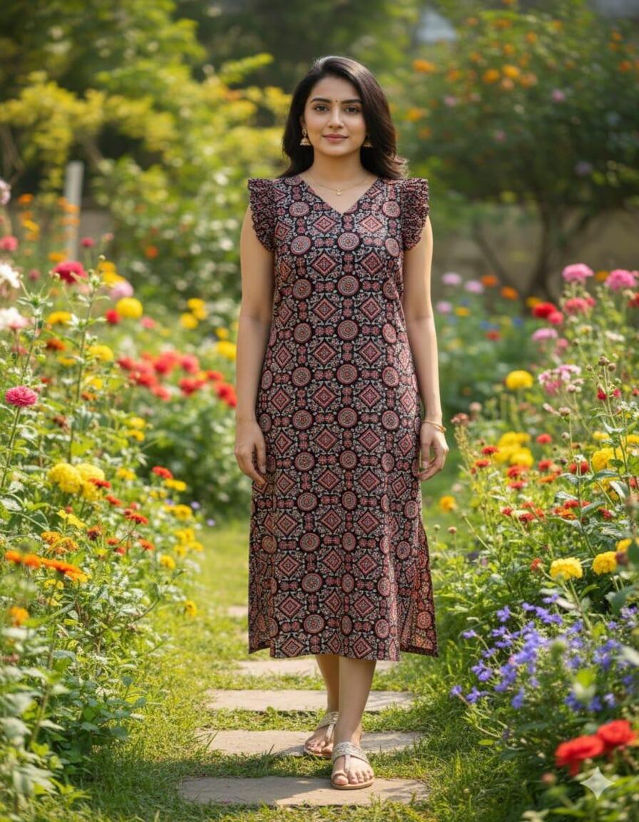 Frock cotton nighty